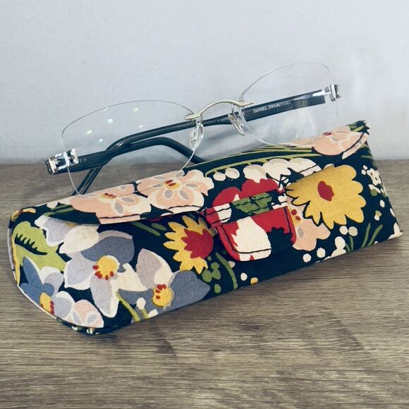 Daniel Swarovski Rimless Eyeglass Frame S124 00 6052 23KT GP Silver 50[]20 125 - Picture 6 of 11